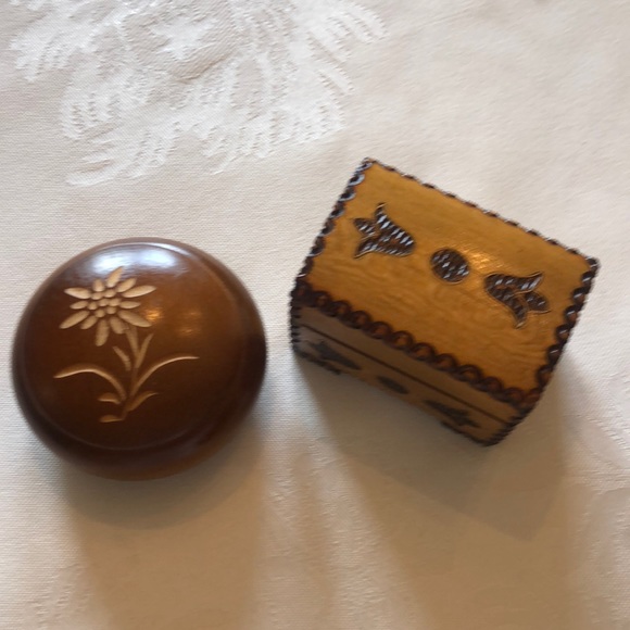 Other - Carved Jewelry Boxes